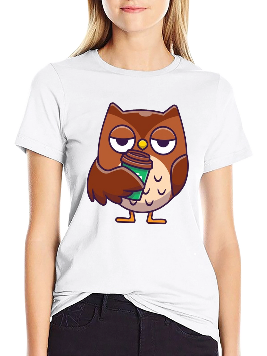Owl Coffee T-Shirt - Brewtiful Design
