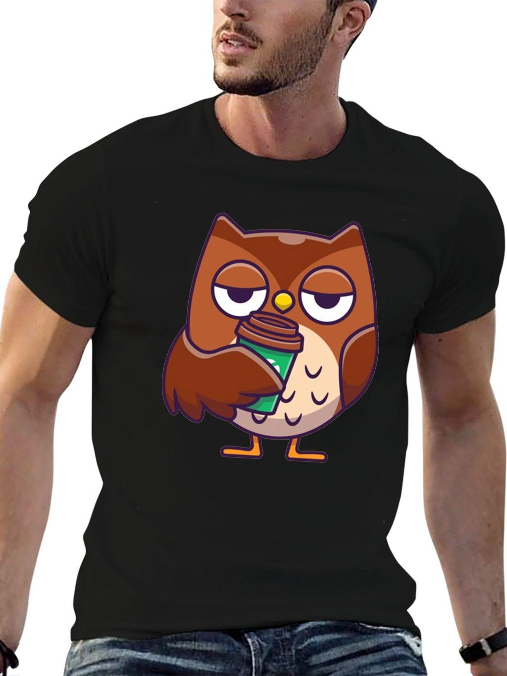Owl Coffee T-Shirt - Brewtiful Design
