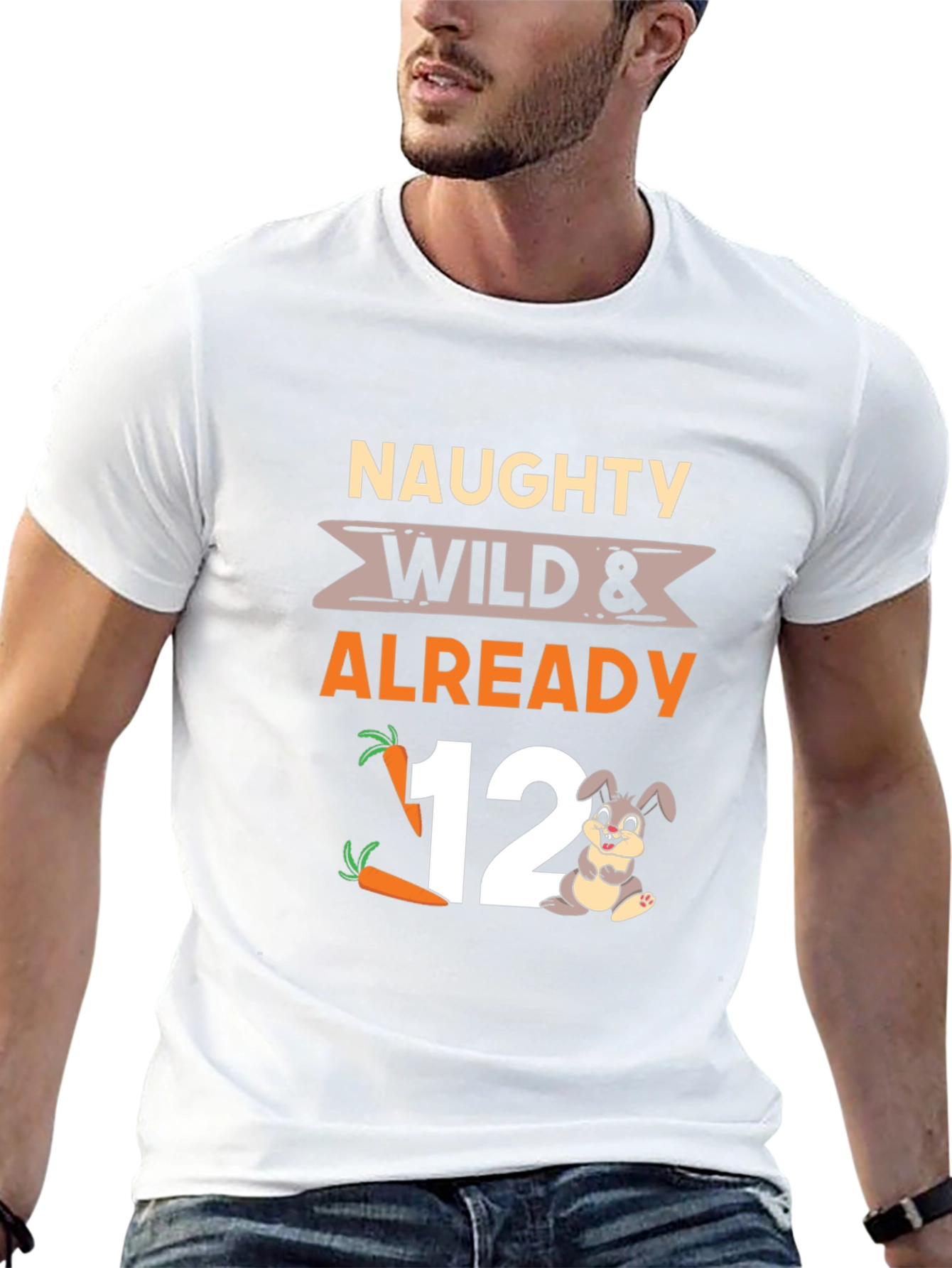 Naughty Wild & Already 12 Birthday T-Shirt