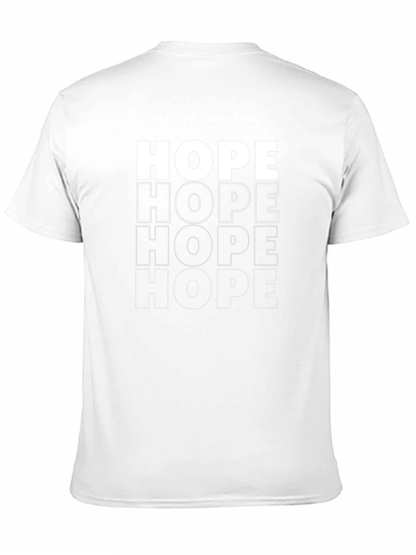 HOPE Graphic Print T-Shirt - Unisex Casual Tee