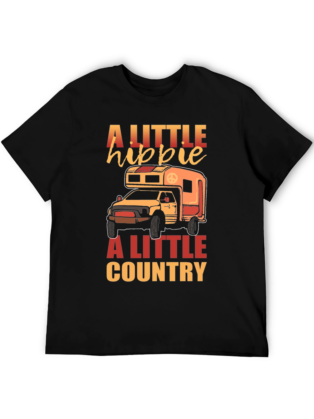 A Little Hippie A Little Country T-Shirt
