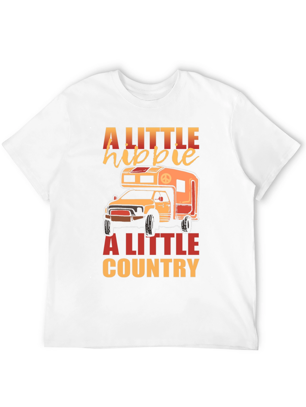 A Little Hippie A Little Country T-Shirt