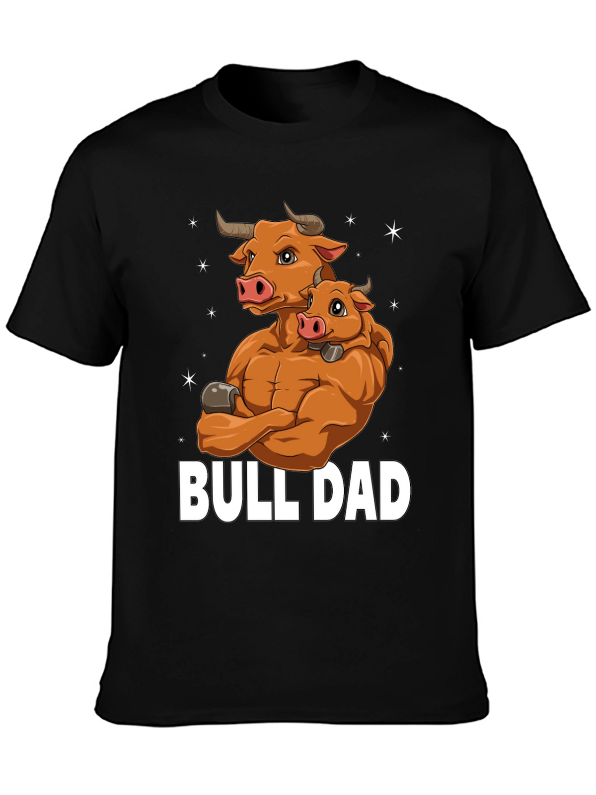 Bull Dad Graphic T-Shirt
