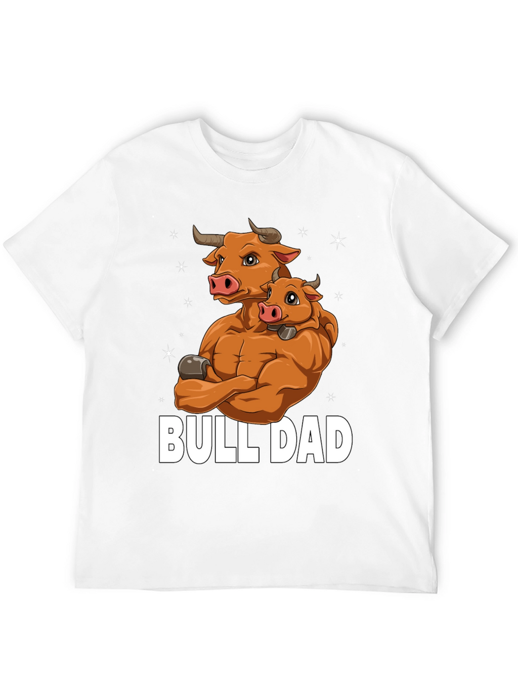 Bull Dad Graphic T-Shirt