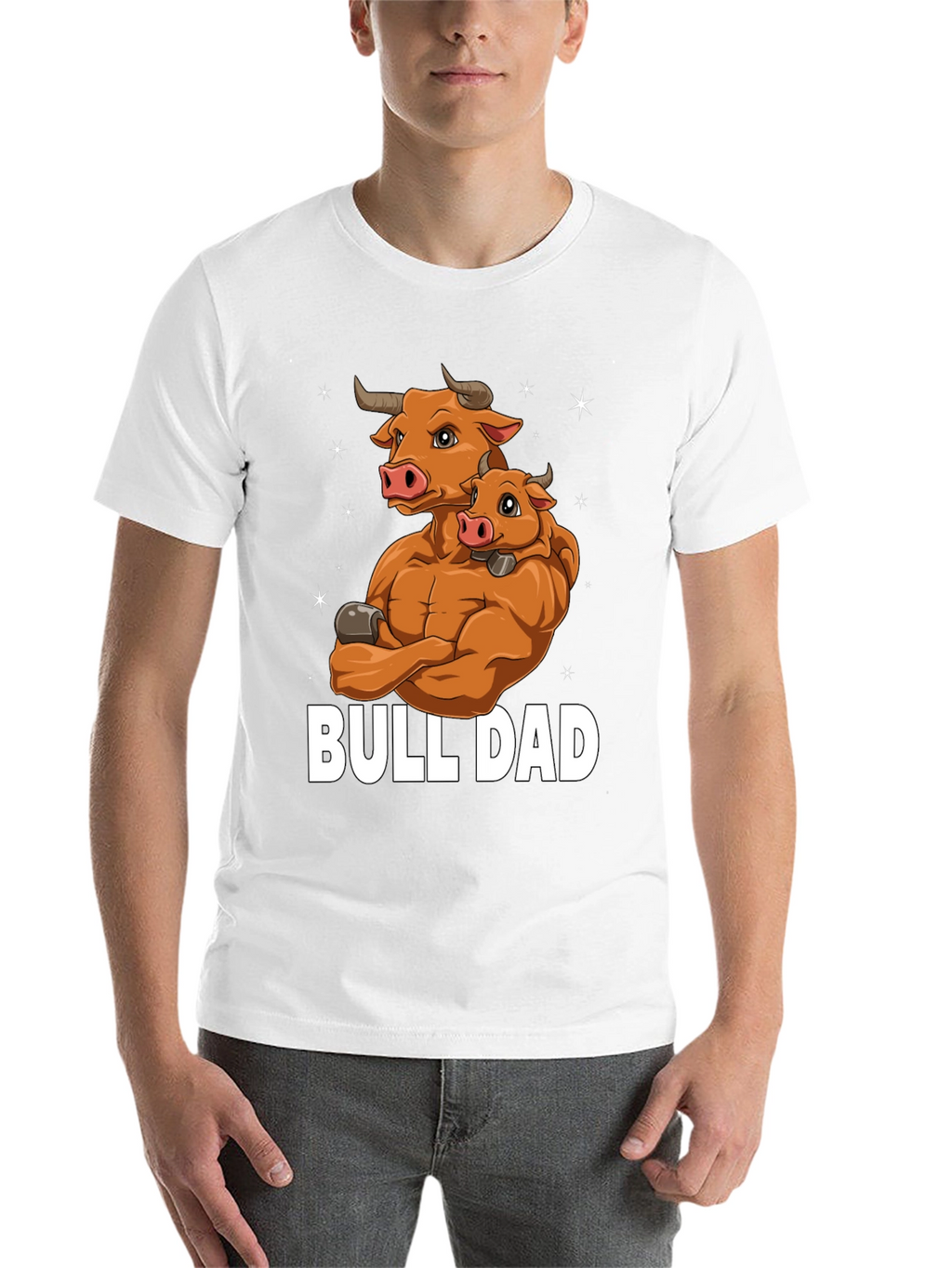 Bull Dad Graphic T-Shirt