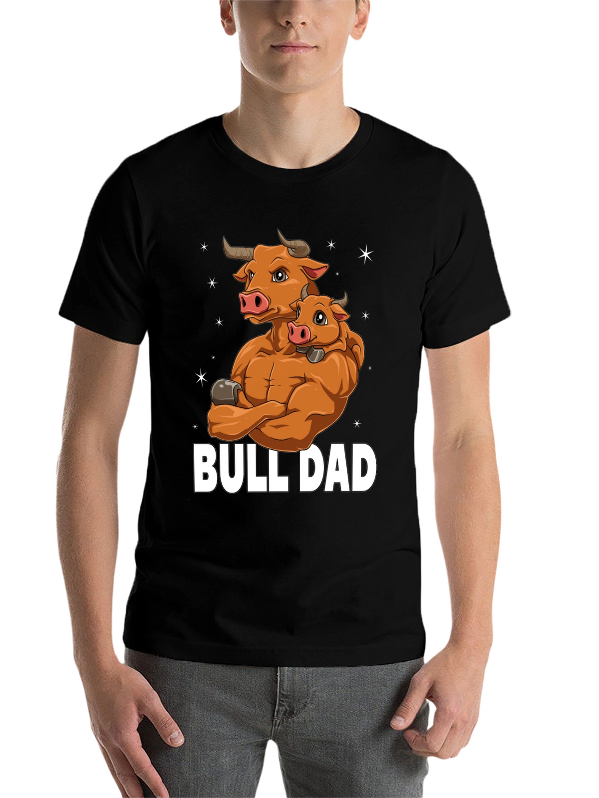 Bull Dad Graphic T-Shirt