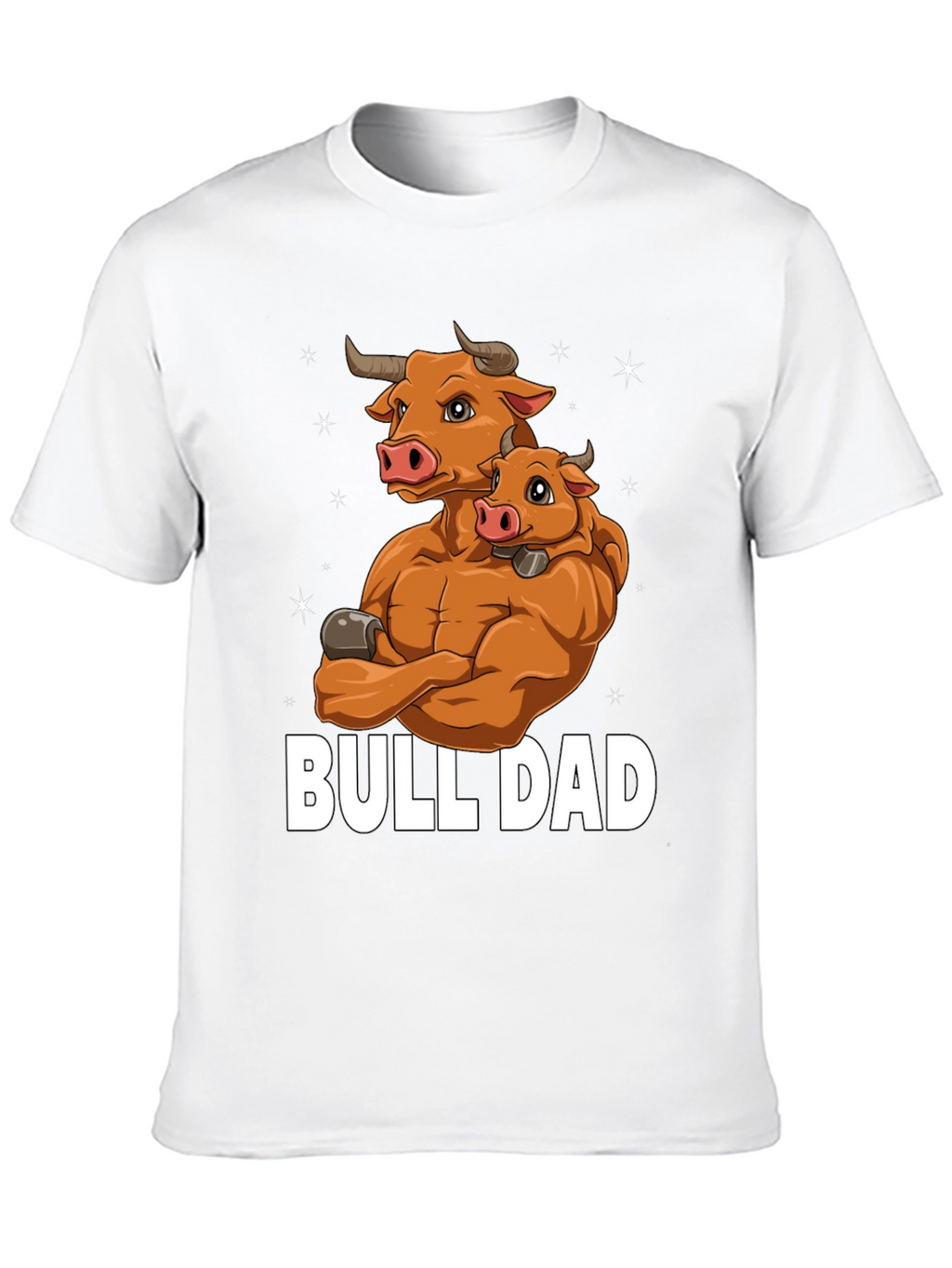 Bull Dad Graphic T-Shirt
