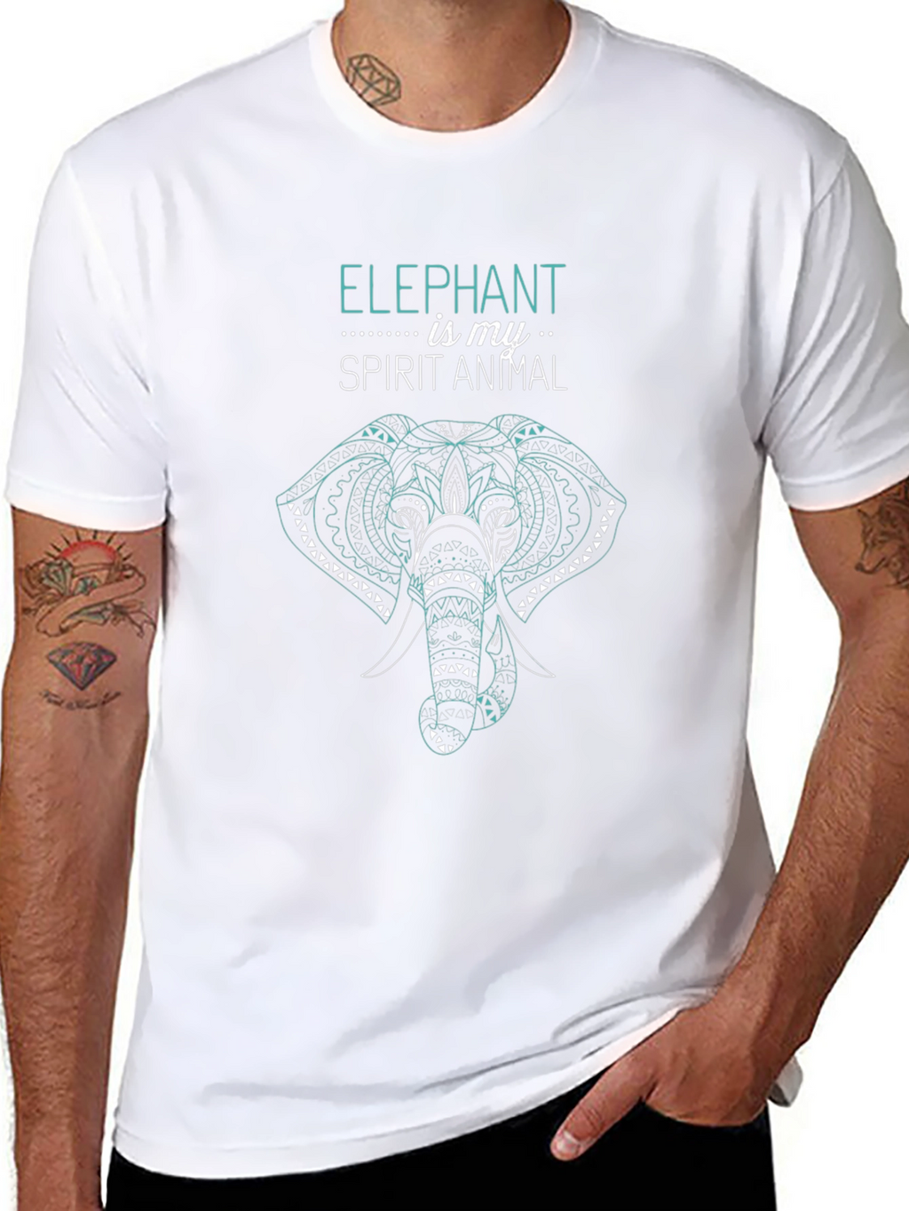Elephant Spirit Animal Graphic Tee