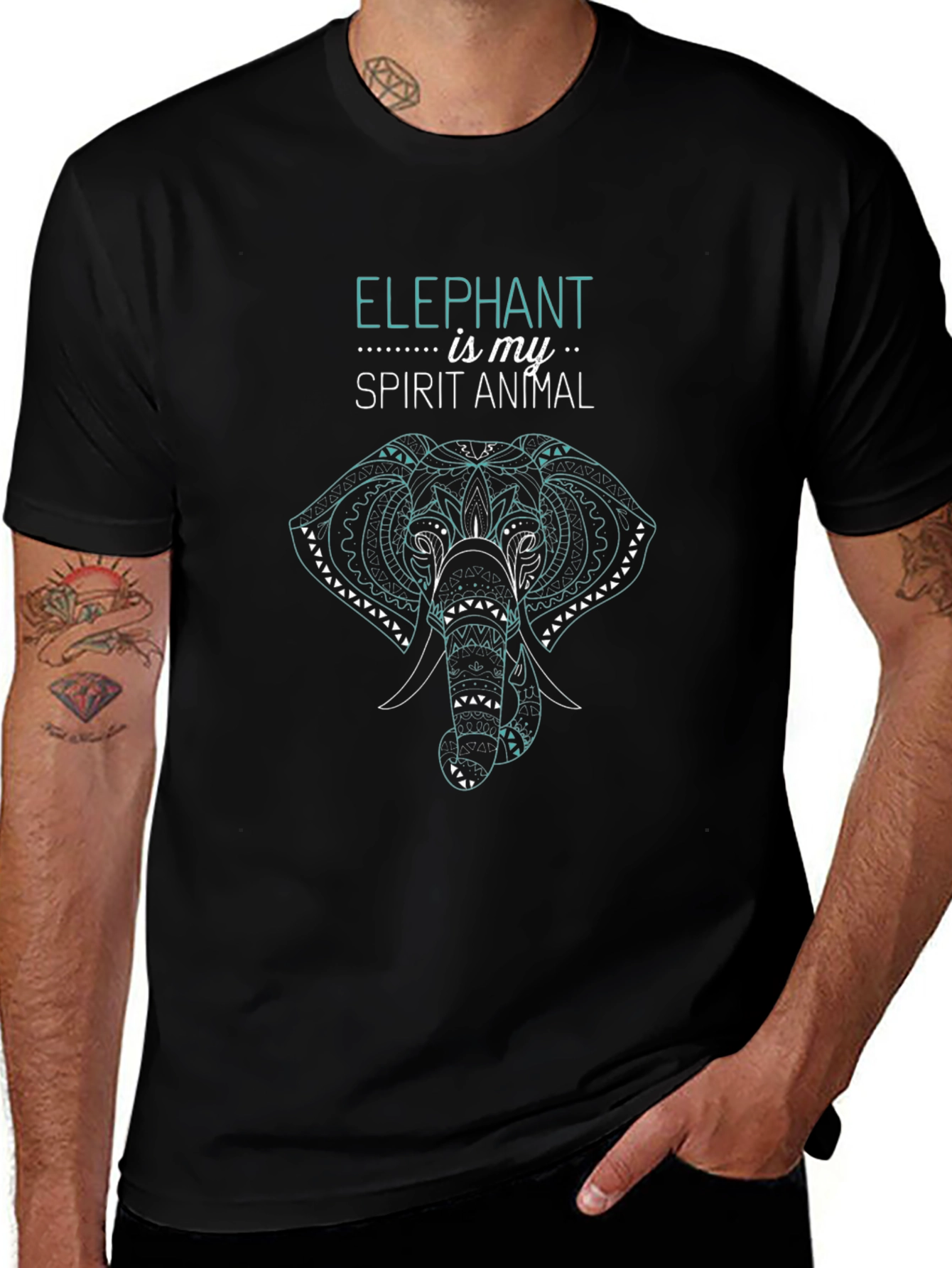 Elephant Spirit Animal Graphic Tee