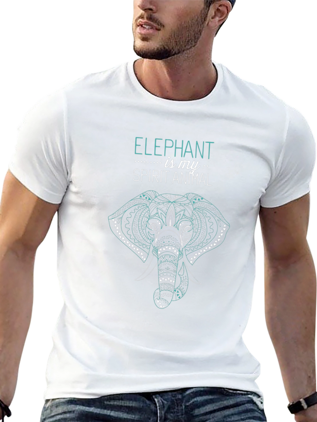 Elephant Spirit Animal Graphic Tee