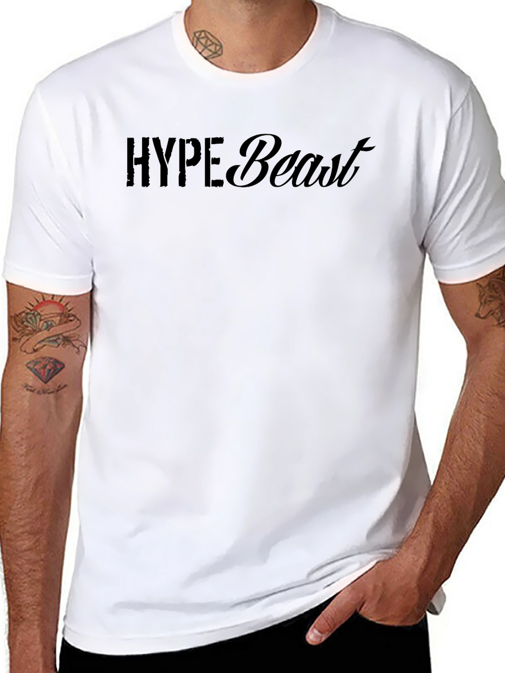 Hype Beast Graphic T-Shirt - Mens Fashion Tee