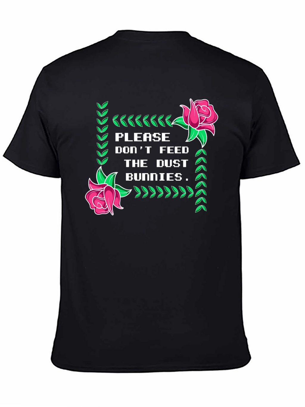 Dust Bunnies Tee - Novelty Graphic Print T-Shirt