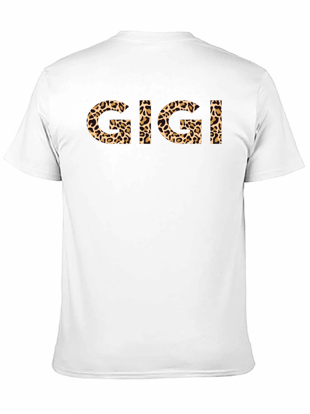 Gigi Leopard Print Graphic Black T-Shirt