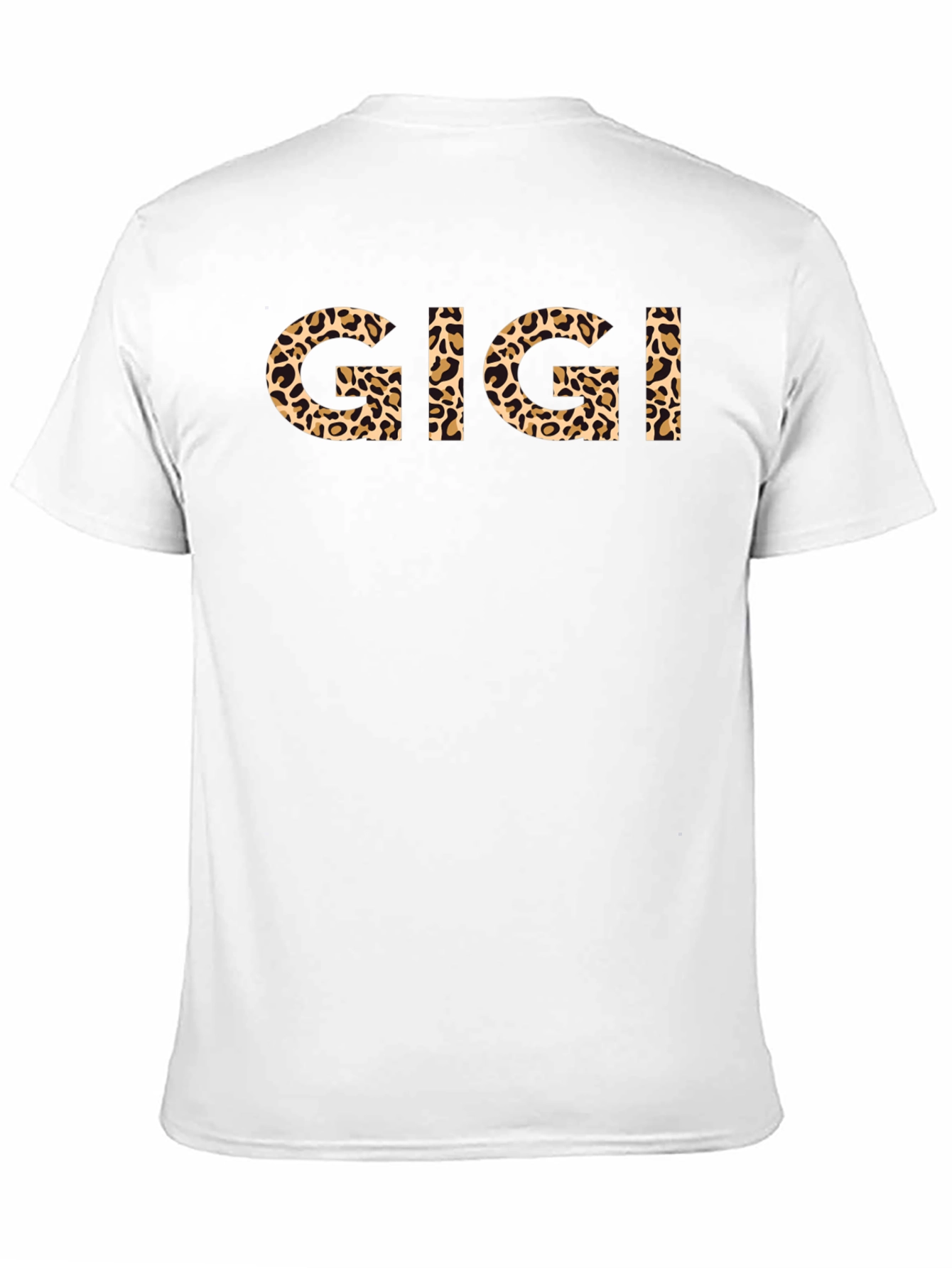 Gigi Leopard Print Graphic Black T-Shirt