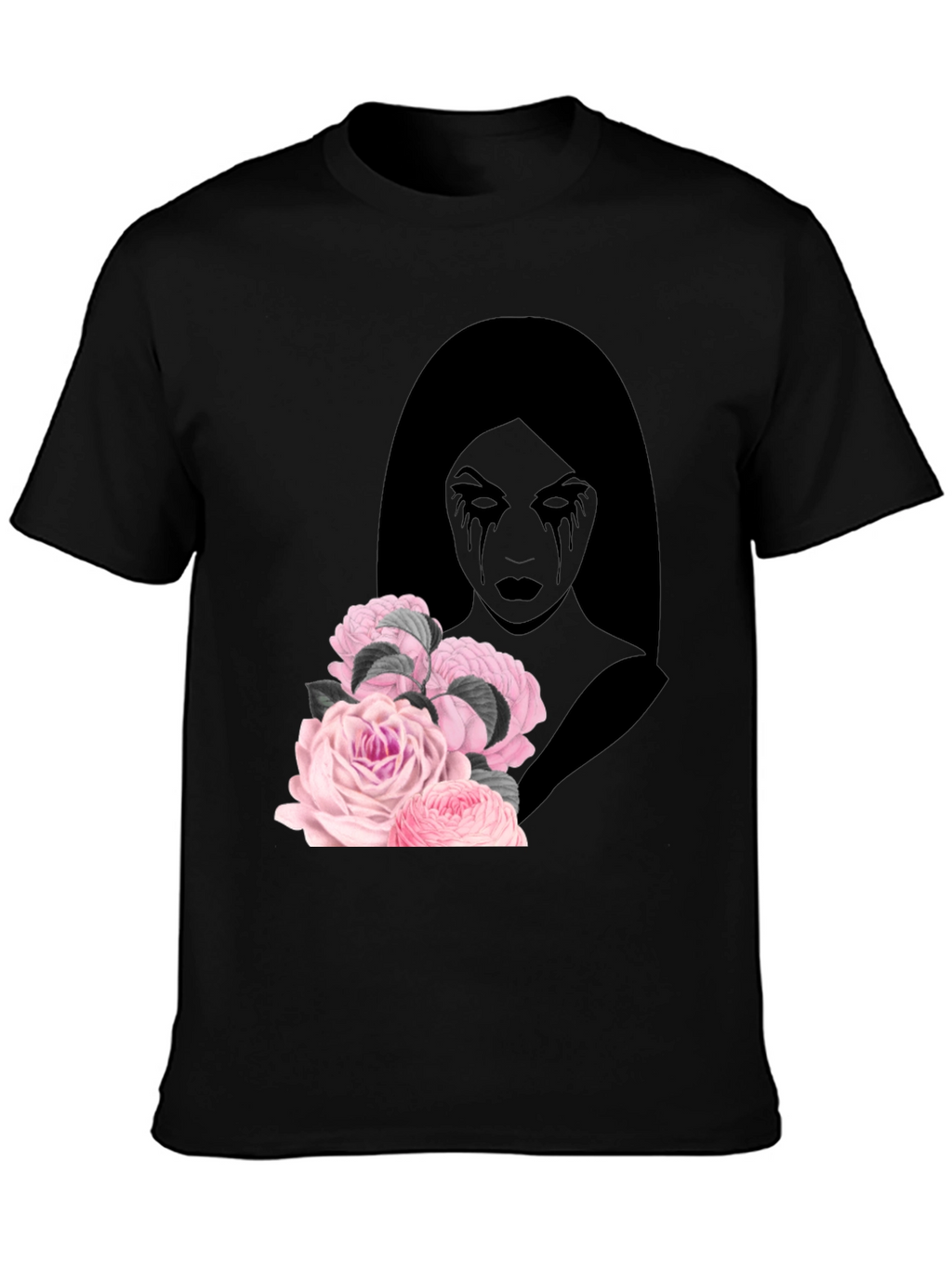Gothic Floral T-Shirt - Dark Beauty