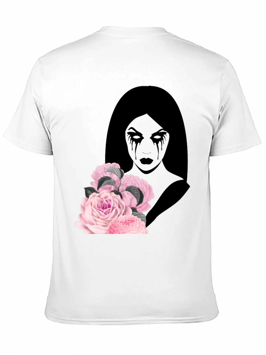 Gothic Floral T-Shirt - Dark Beauty