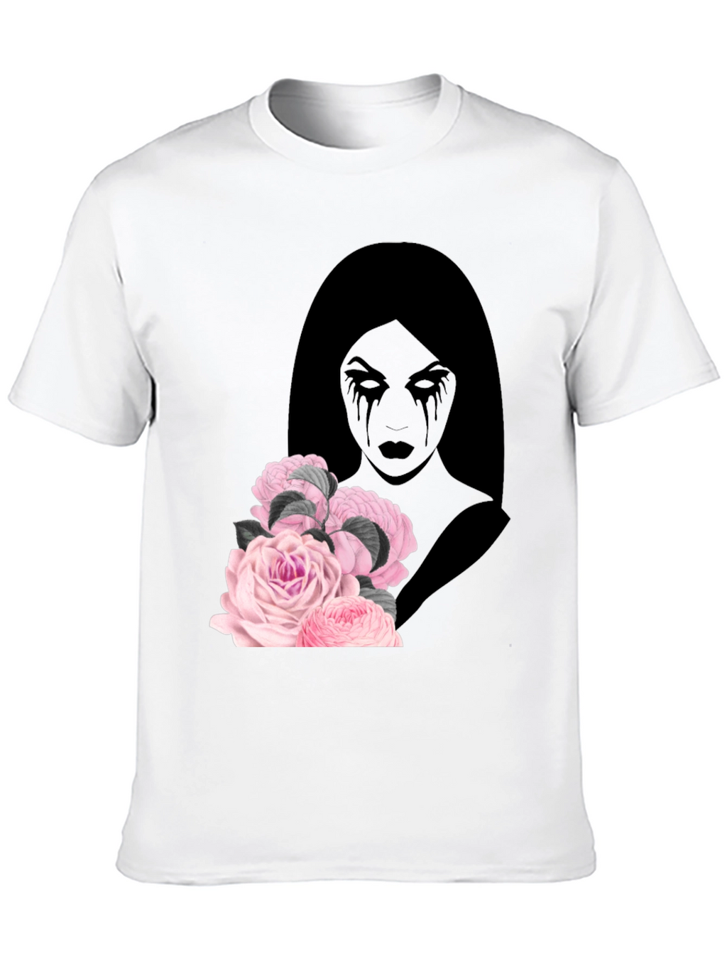 Gothic Floral T-Shirt - Dark Beauty
