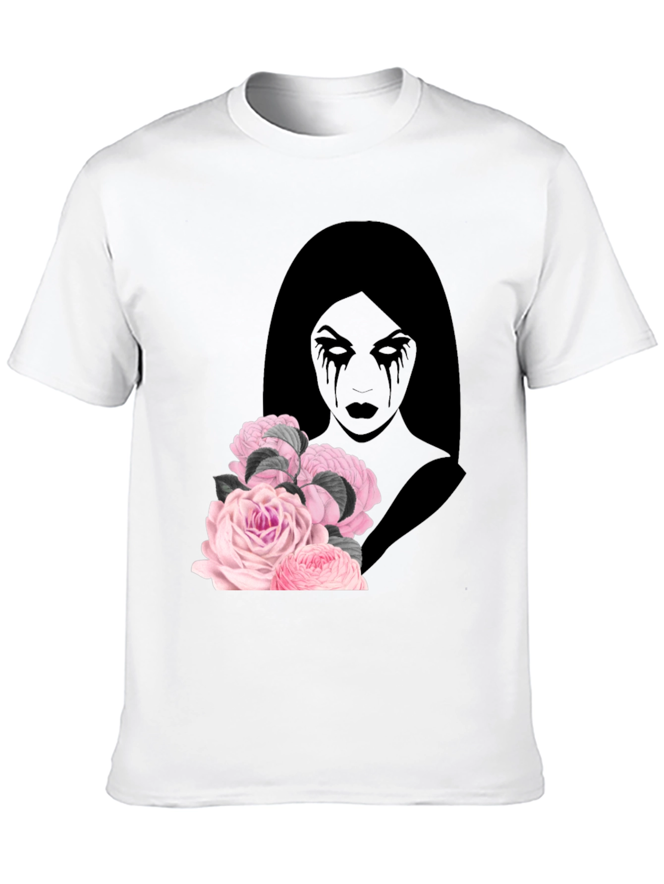 Gothic Floral T-Shirt - Dark Beauty