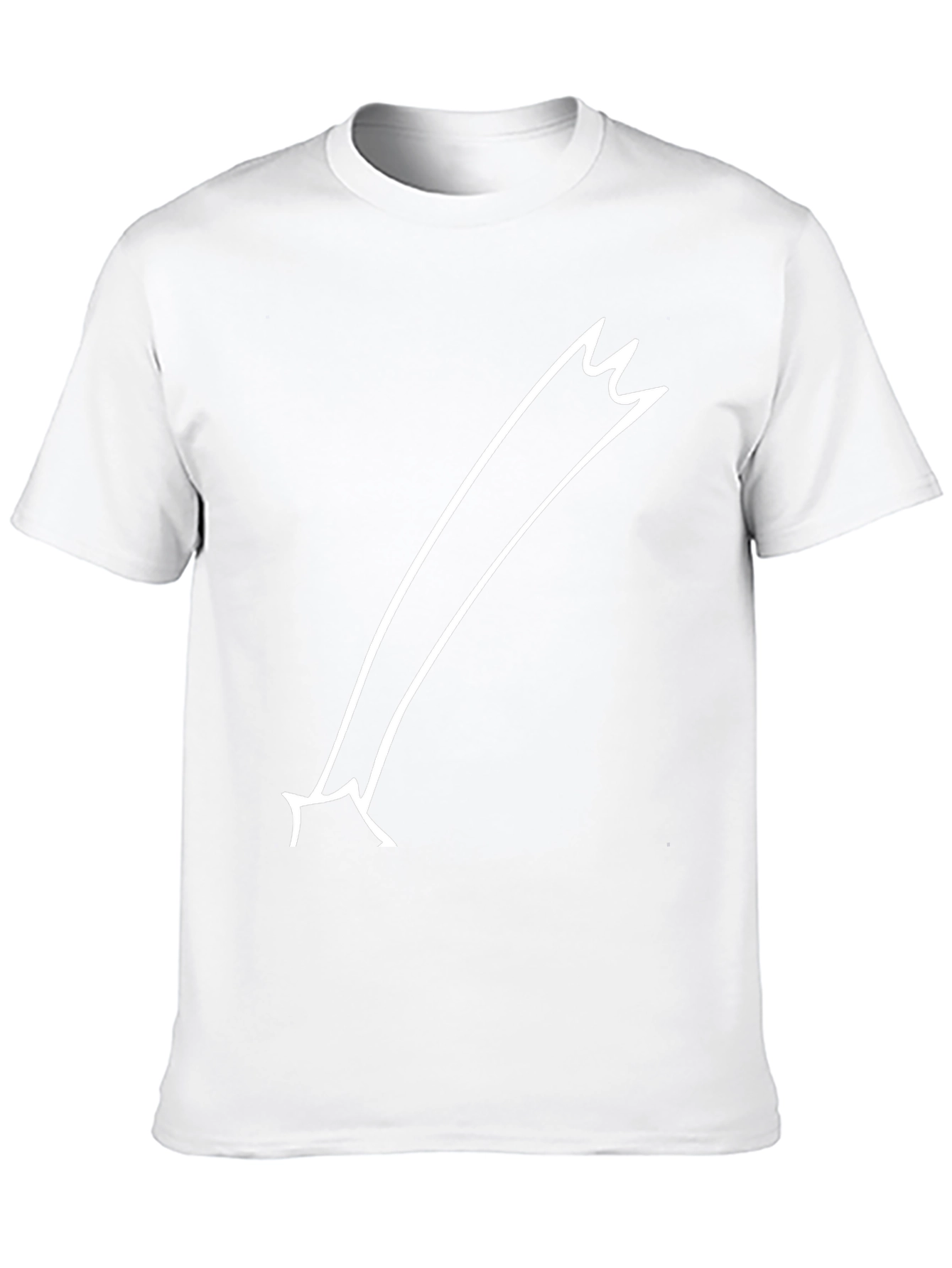 Comet Tail Graphic Tee - Black Cotton Casual T-Shirt