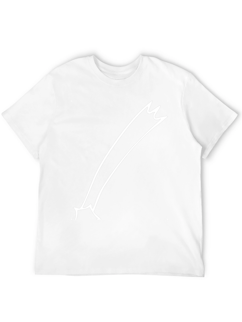 Comet Tail Graphic Tee - Black Cotton Casual T-Shirt
