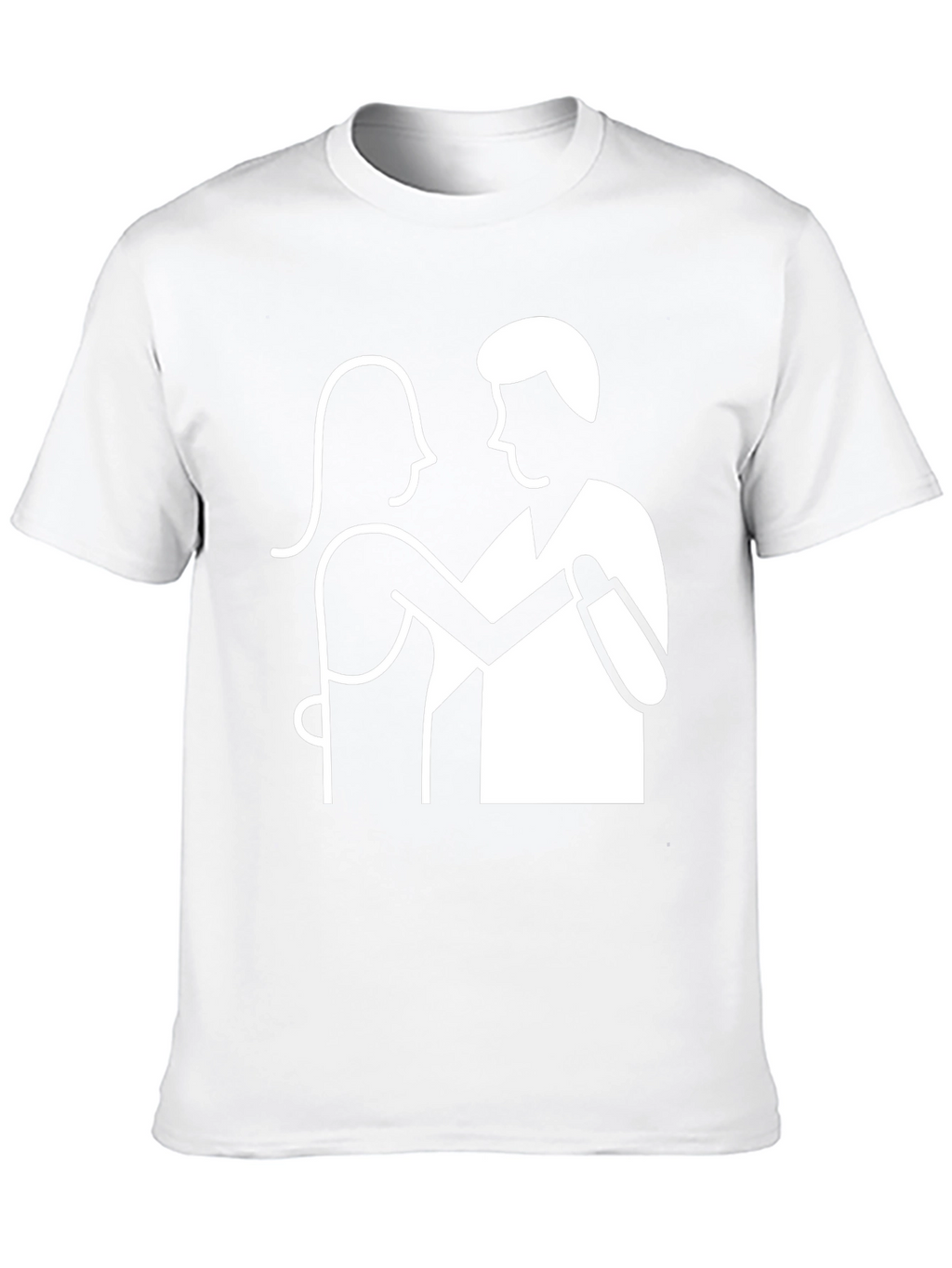 Dancing Couple Graphic Tee - Classic Black