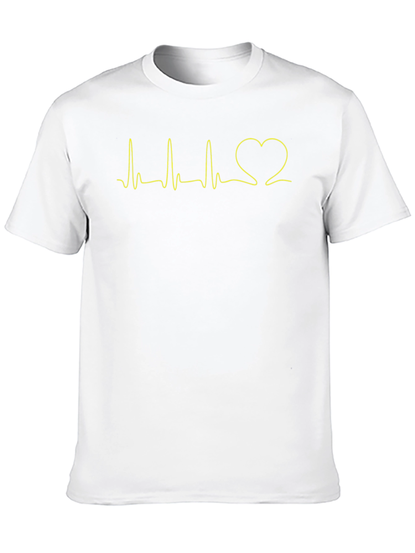 Heartbeat Love T-Shirt - Black