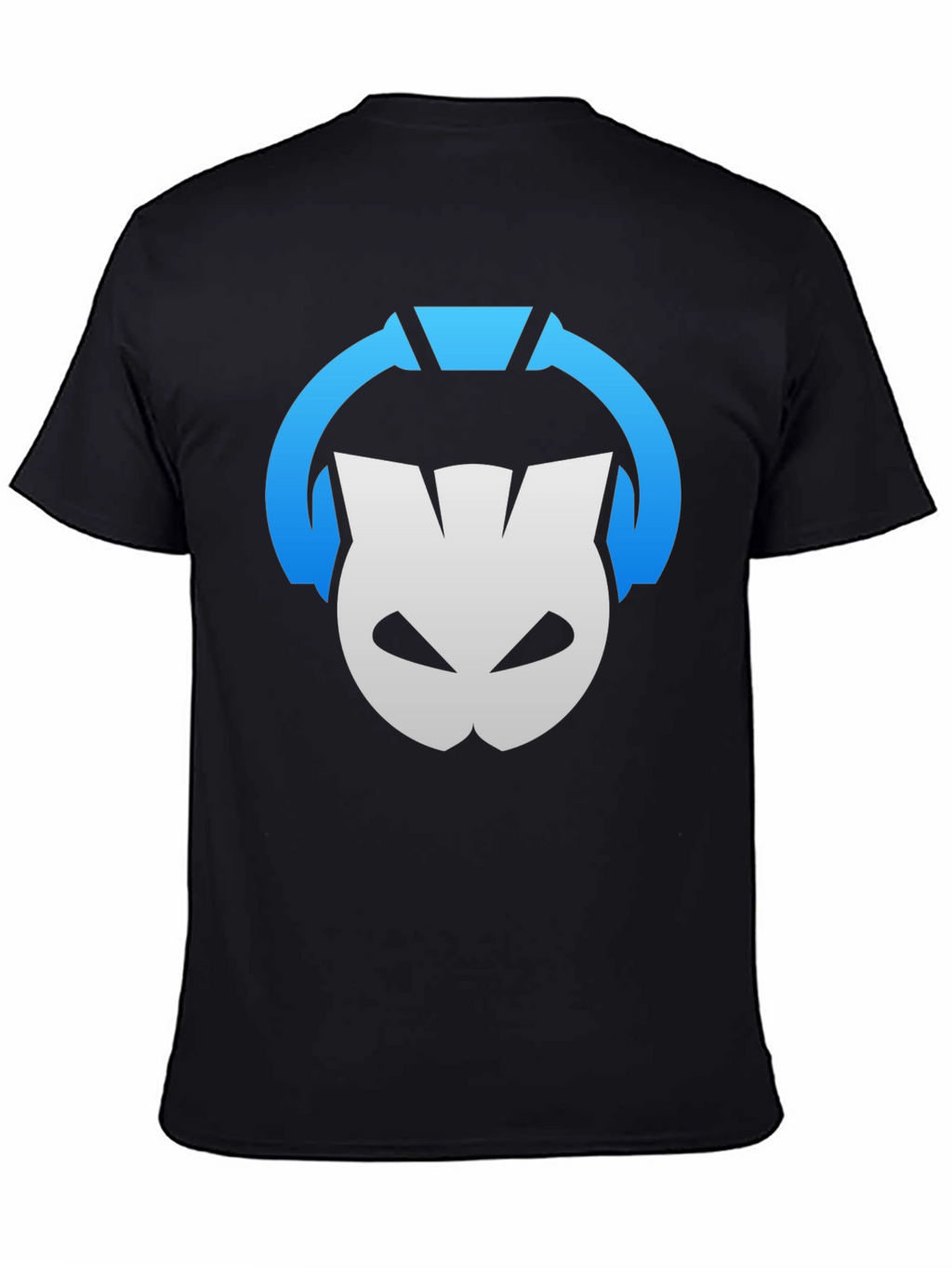 DJ Cat Headphones Black T-Shirt - Music Lover Tee