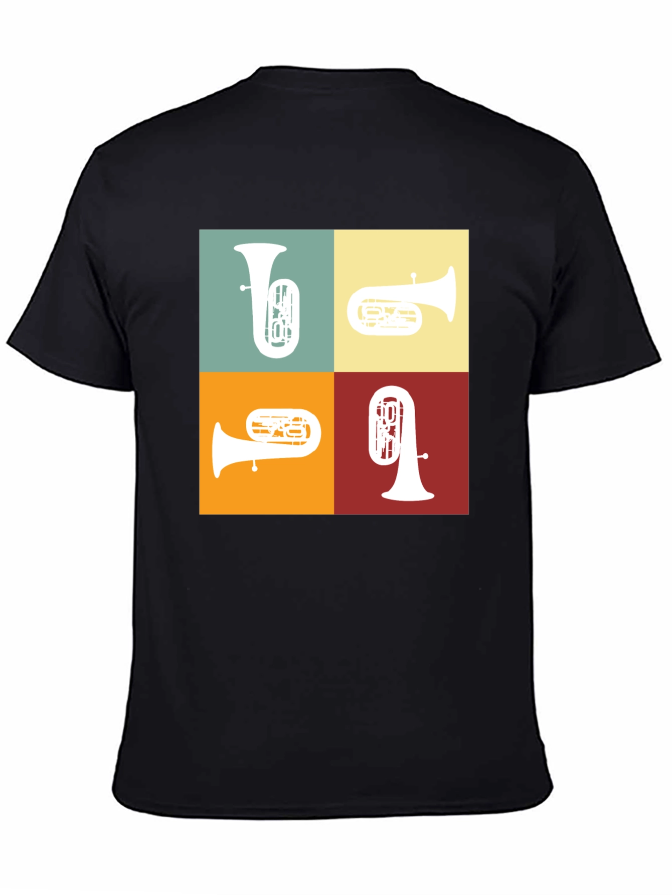 Tuba Quartet Graphic Tee - Music Lover Gift