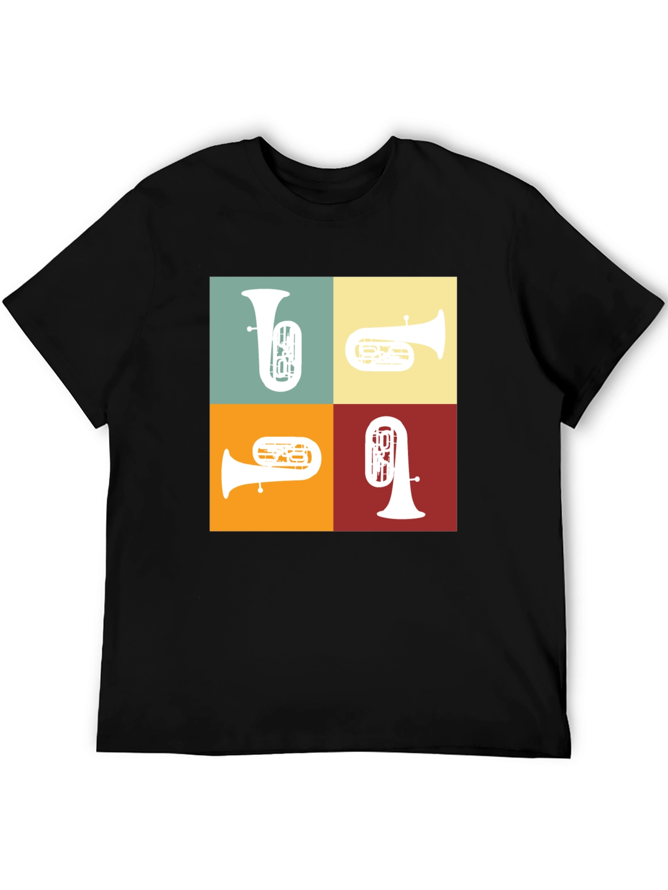 Tuba Quartet Graphic Tee - Music Lover Gift