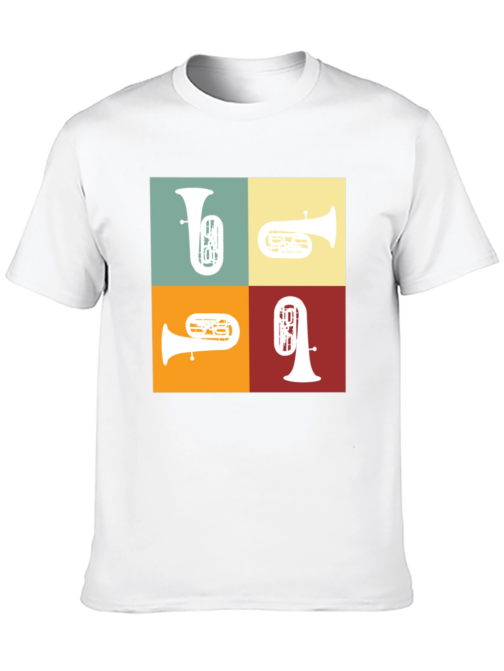 Tuba Quartet Graphic Tee - Music Lover Gift