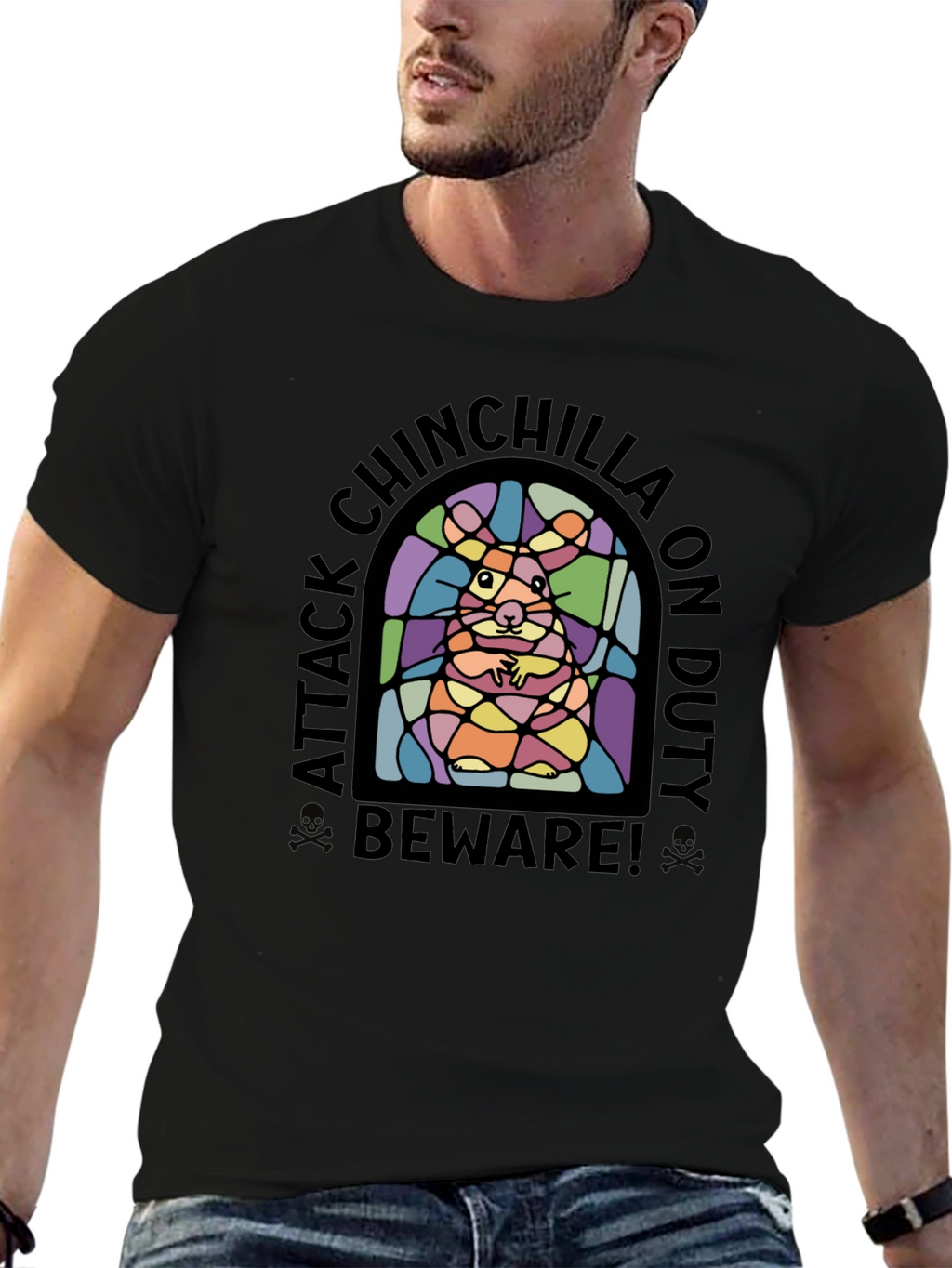 Attack Chinchilla On Duty T-Shirt