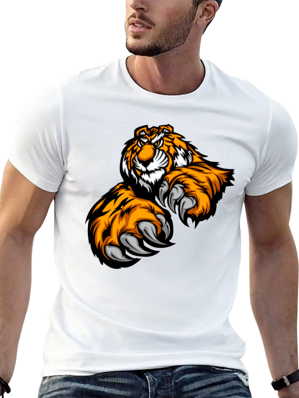 Tiger Graphic Tee - Fierce Style