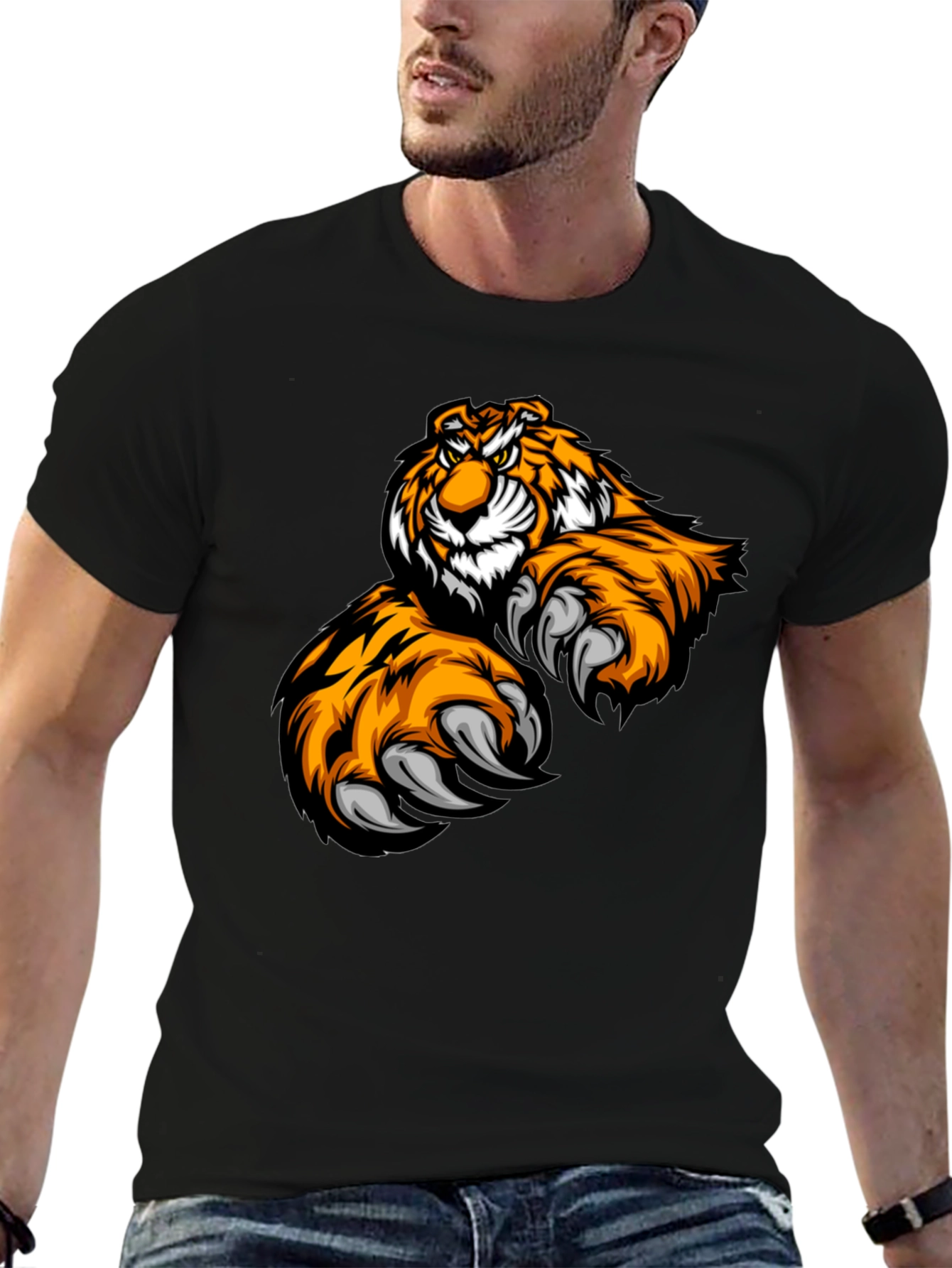 Tiger Graphic Tee - Fierce Style