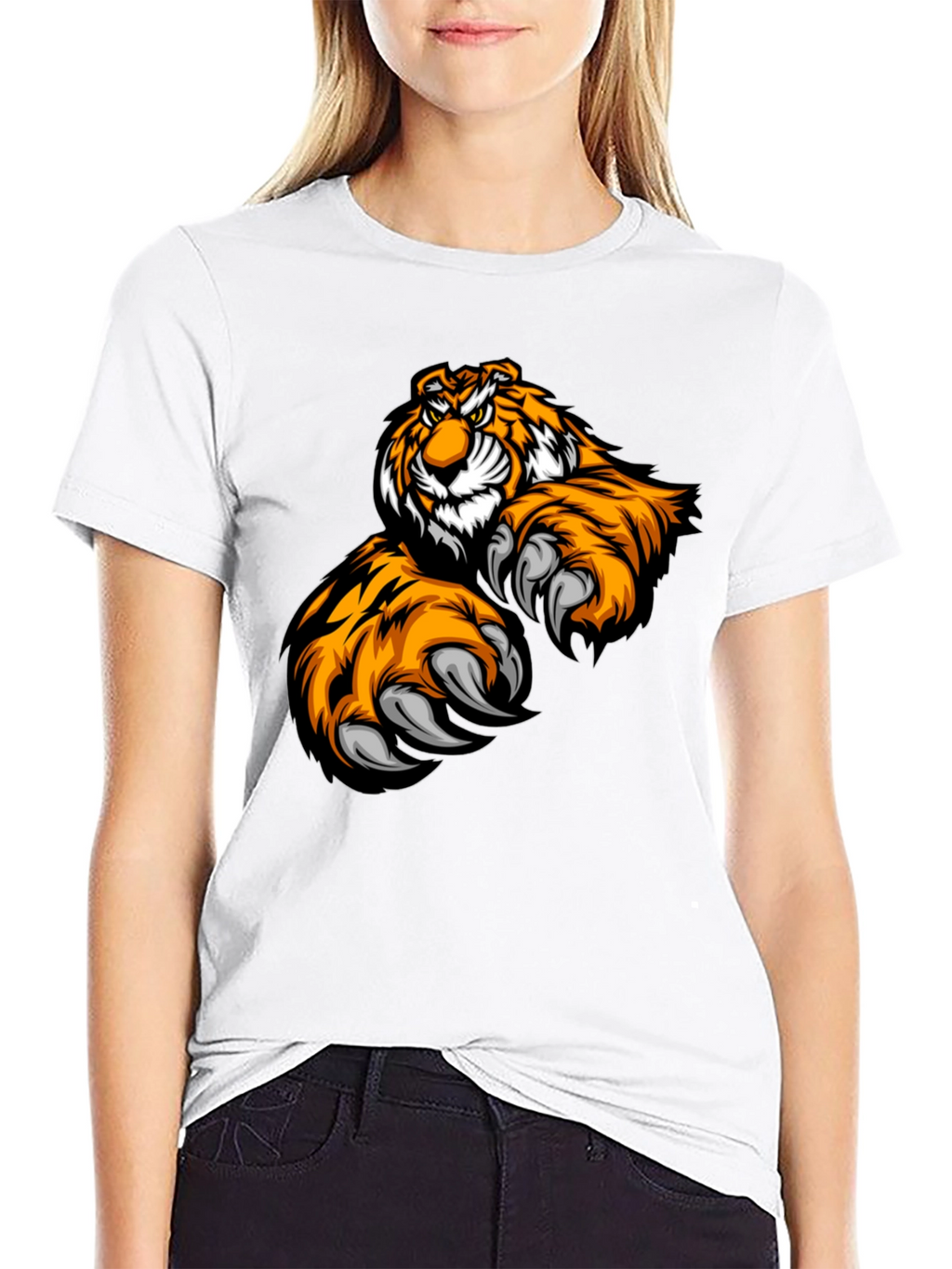 Tiger Graphic Tee - Fierce Style