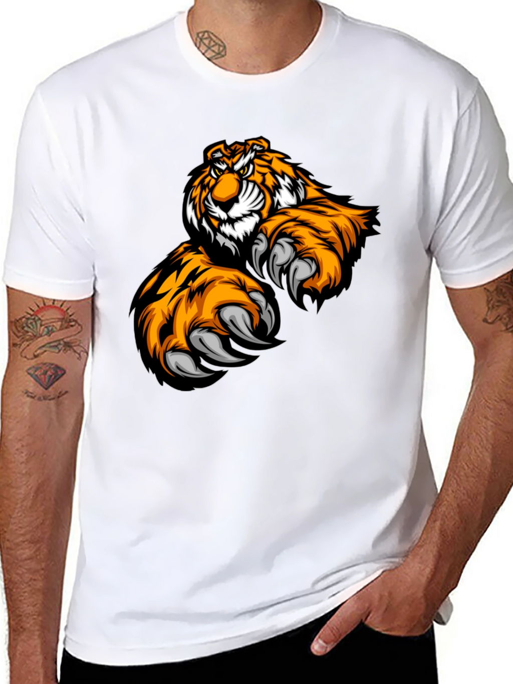 Tiger Graphic Tee - Fierce Style