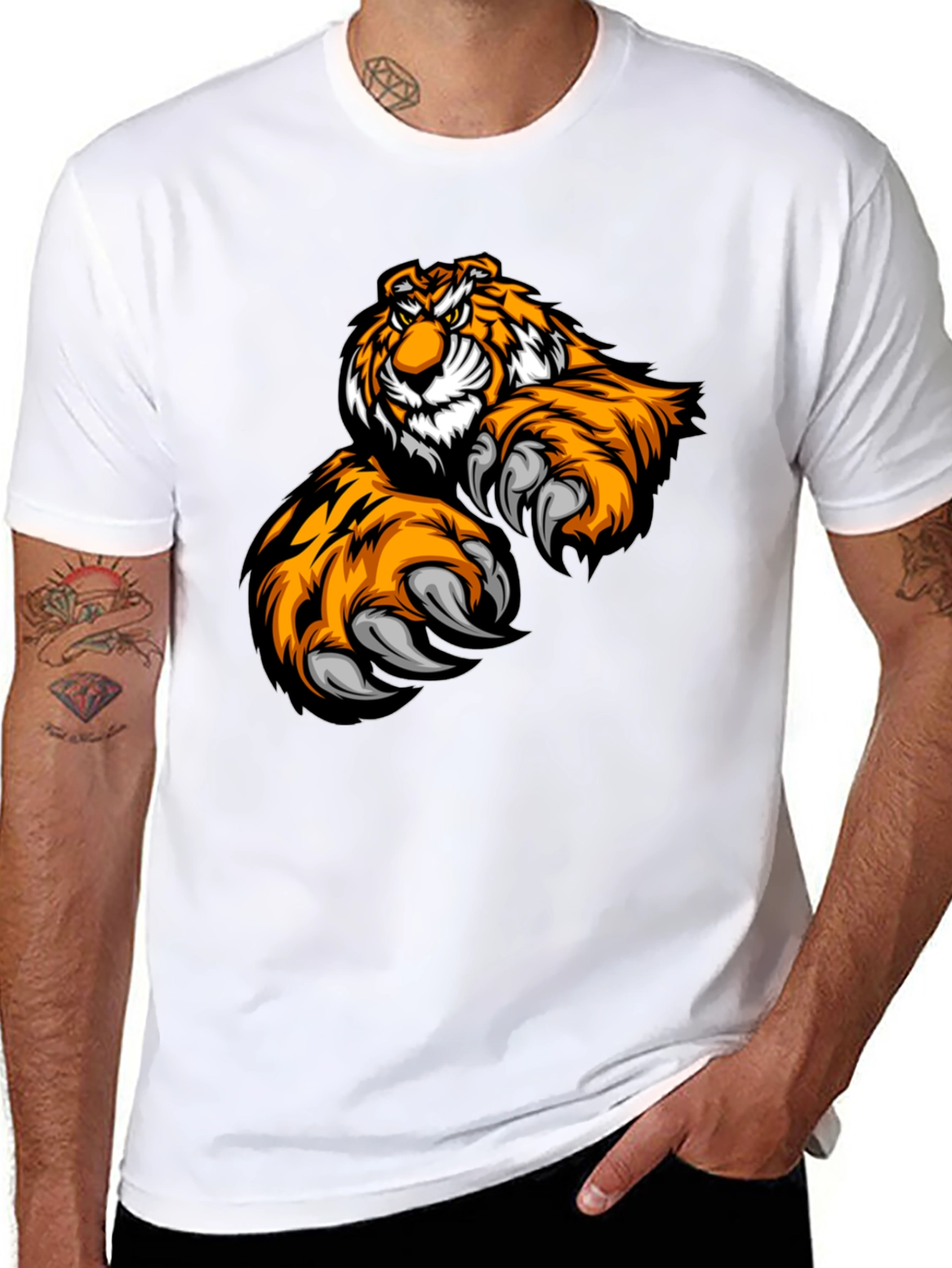 Tiger Graphic Tee - Fierce Style