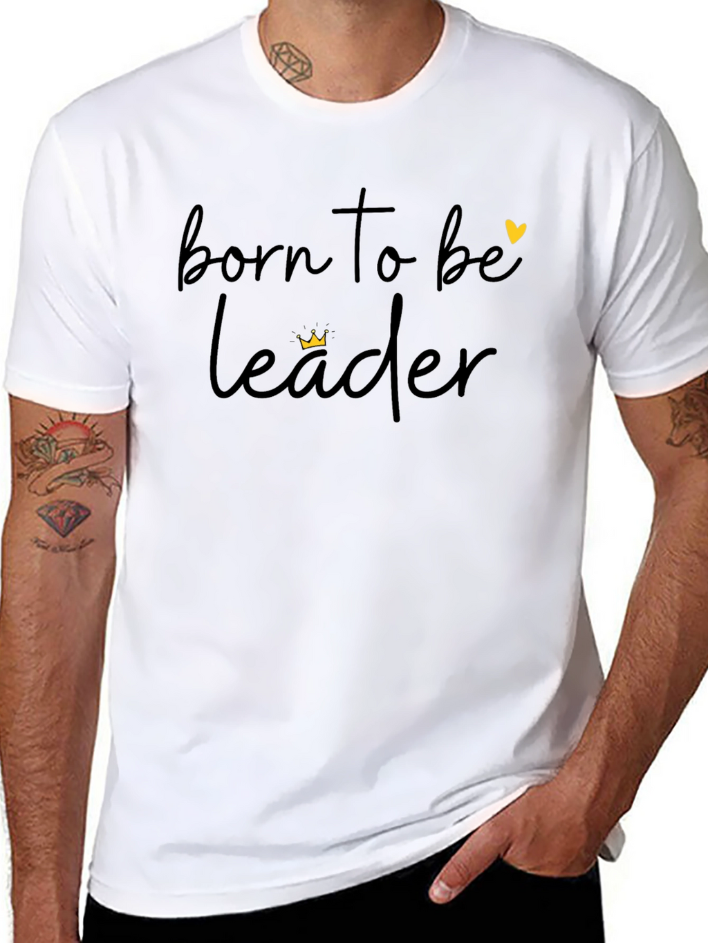 Born To Be Leader Black T-Shirt
