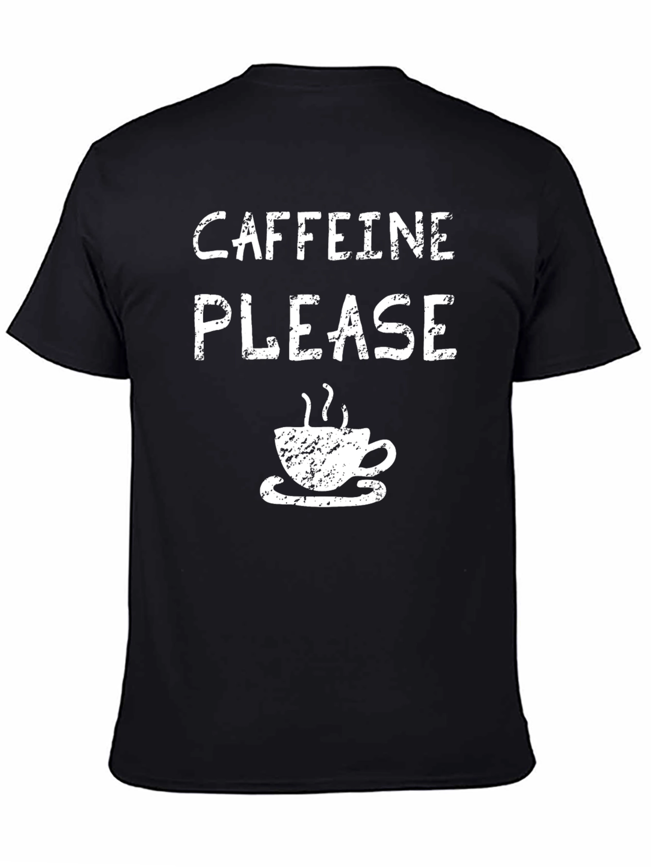 Caffeine Please T-Shirt - Coffee Lover Tee