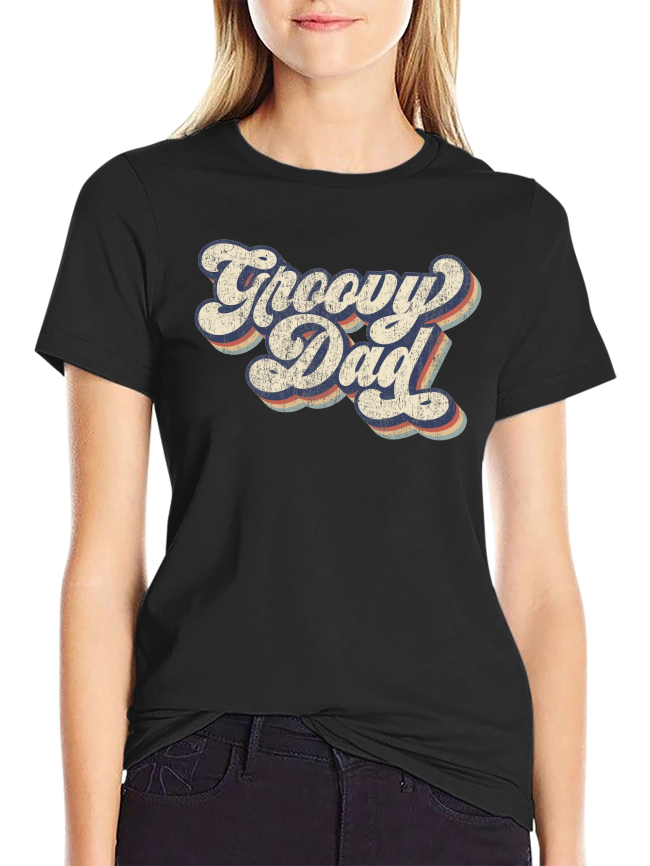 Groovy Dad Retro Graphic T-Shirt