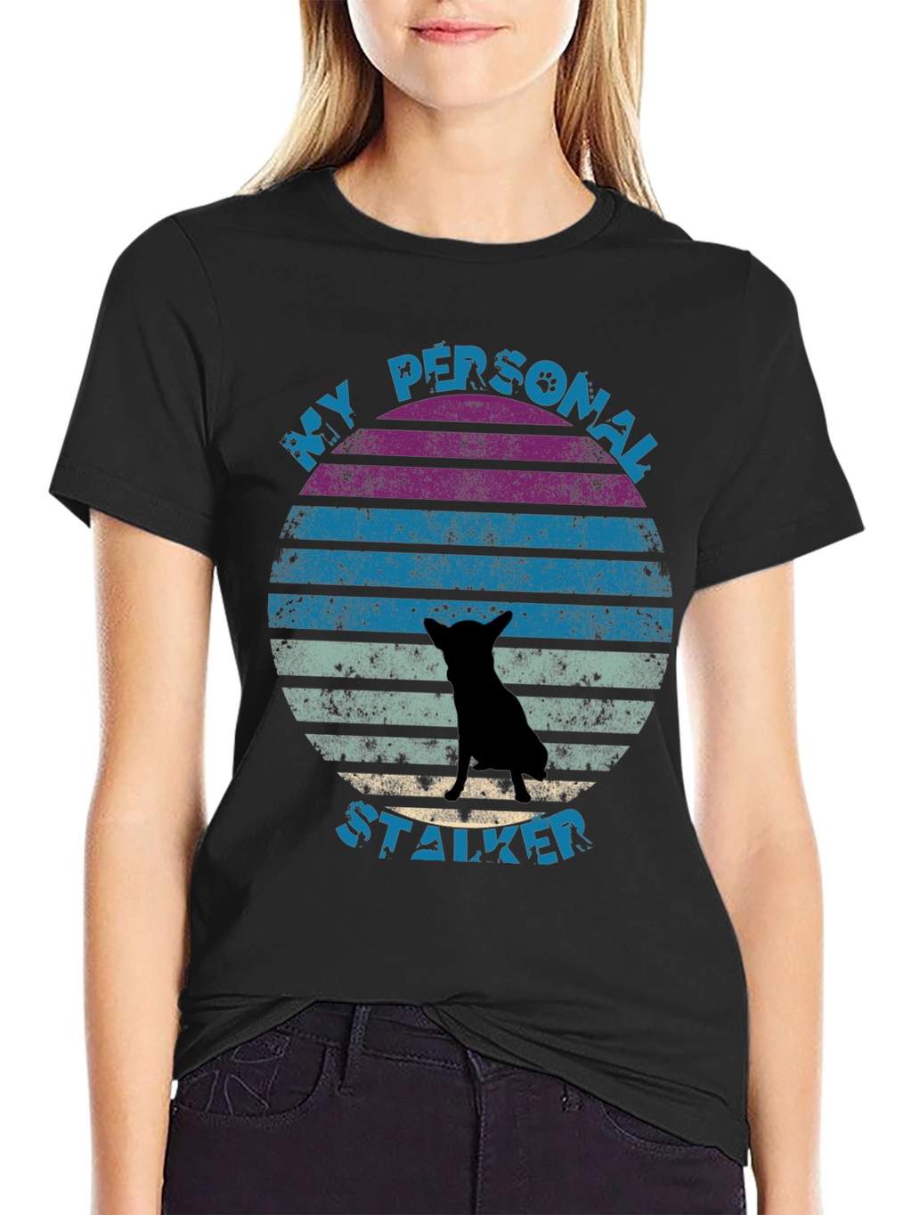My Personal Stalker Dog T-Shirt
