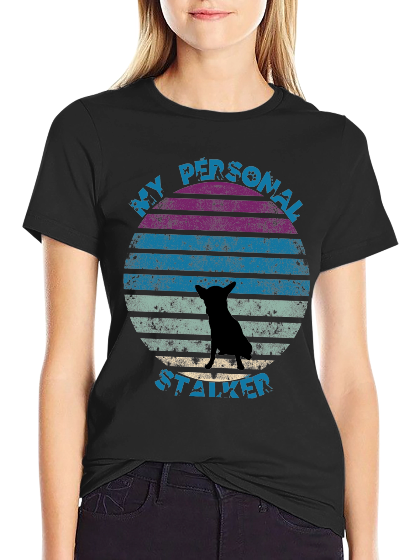 My Personal Stalker Dog T-Shirt
