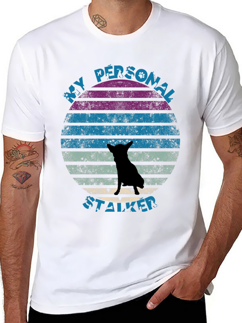 My Personal Stalker Dog T-Shirt