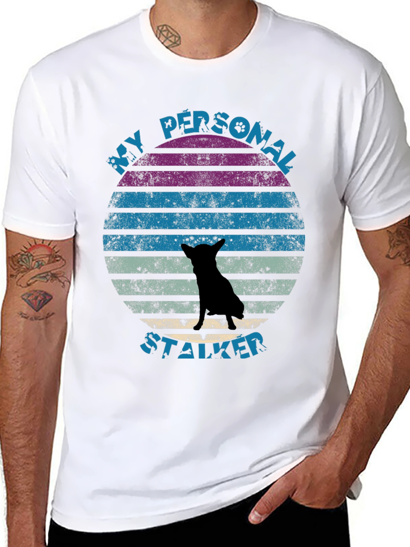 My Personal Stalker Dog T-Shirt