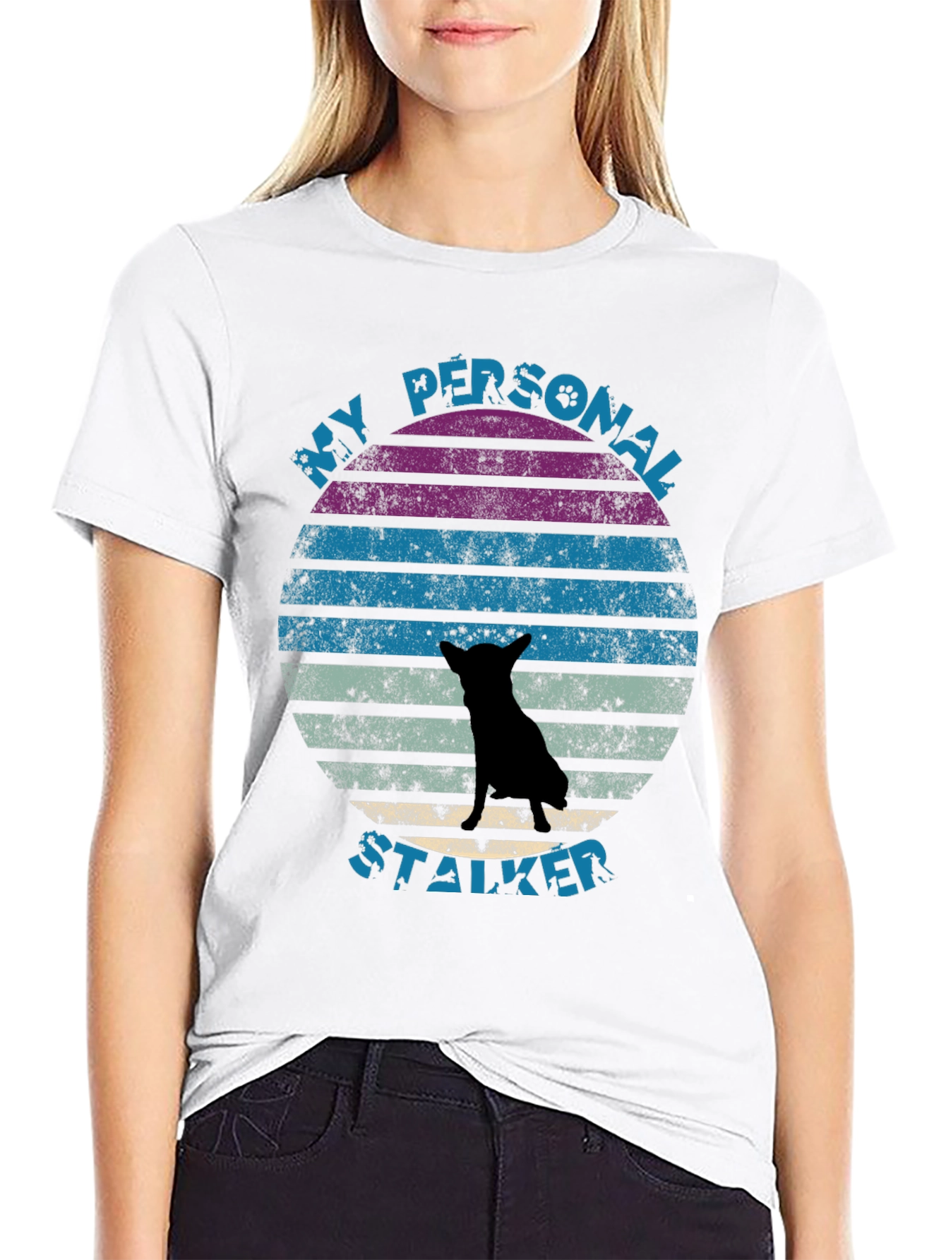 My Personal Stalker Dog T-Shirt