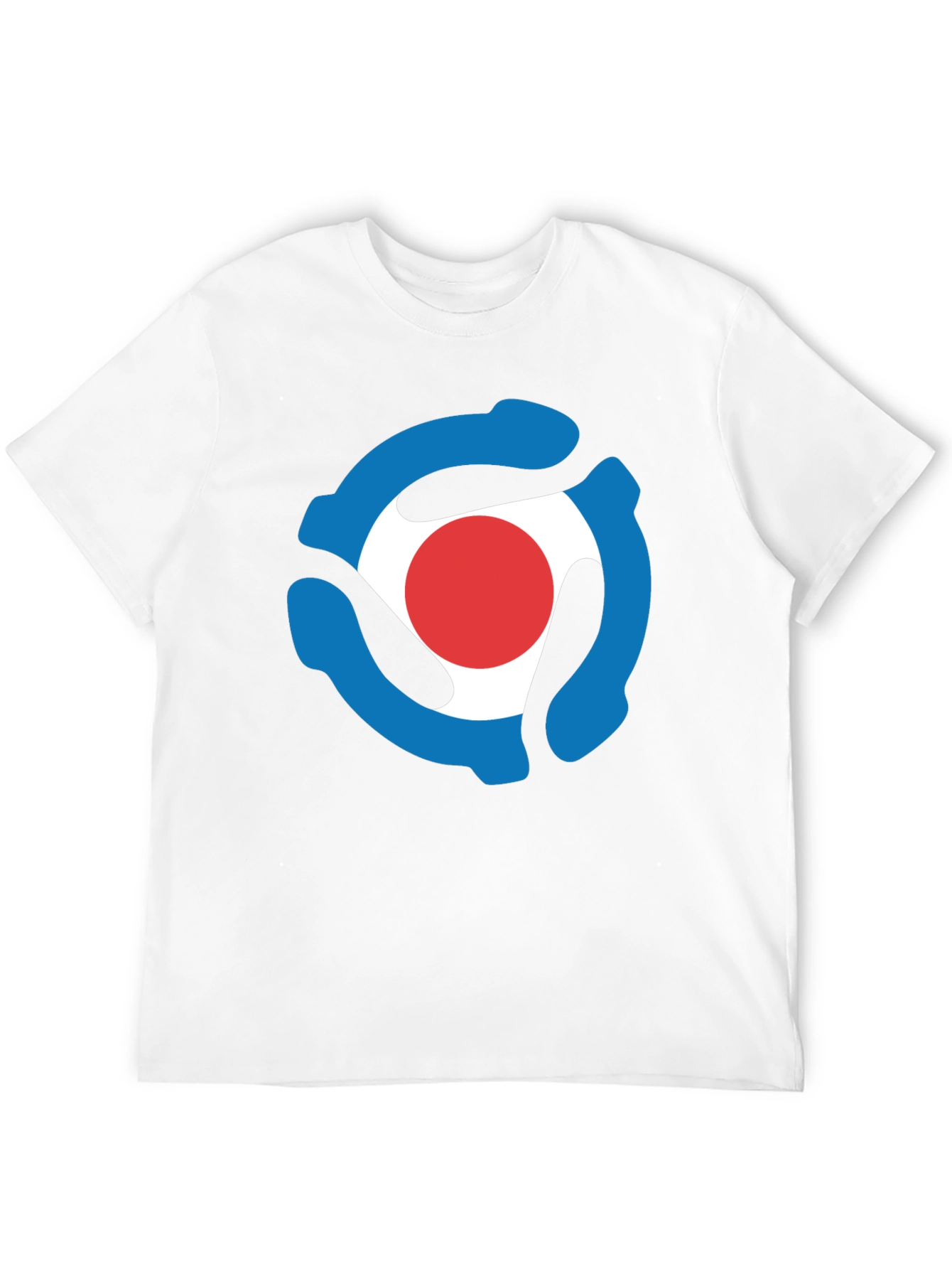Retro Record Adapter T-Shirt - Black