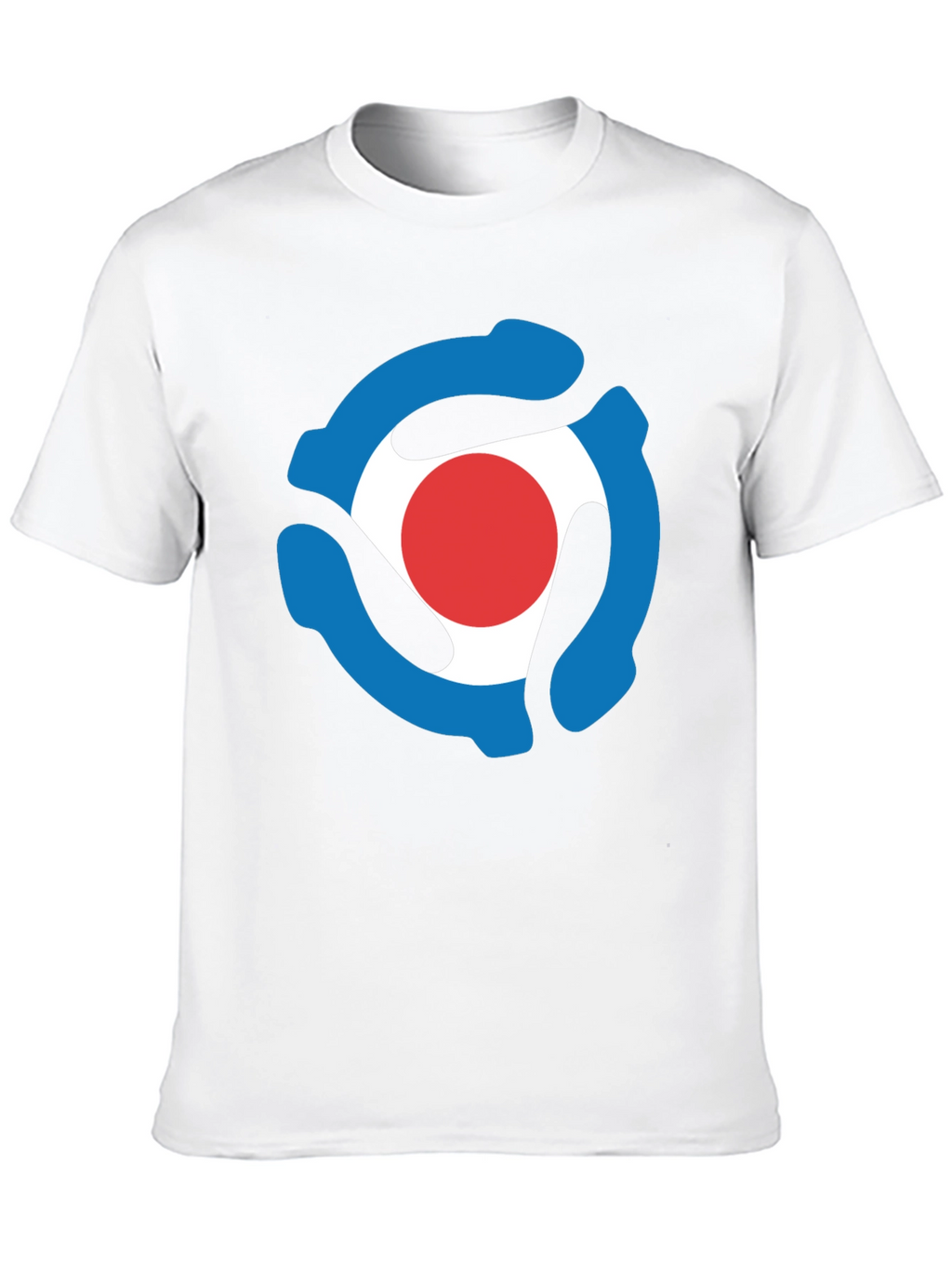 Retro Record Adapter T-Shirt - Black