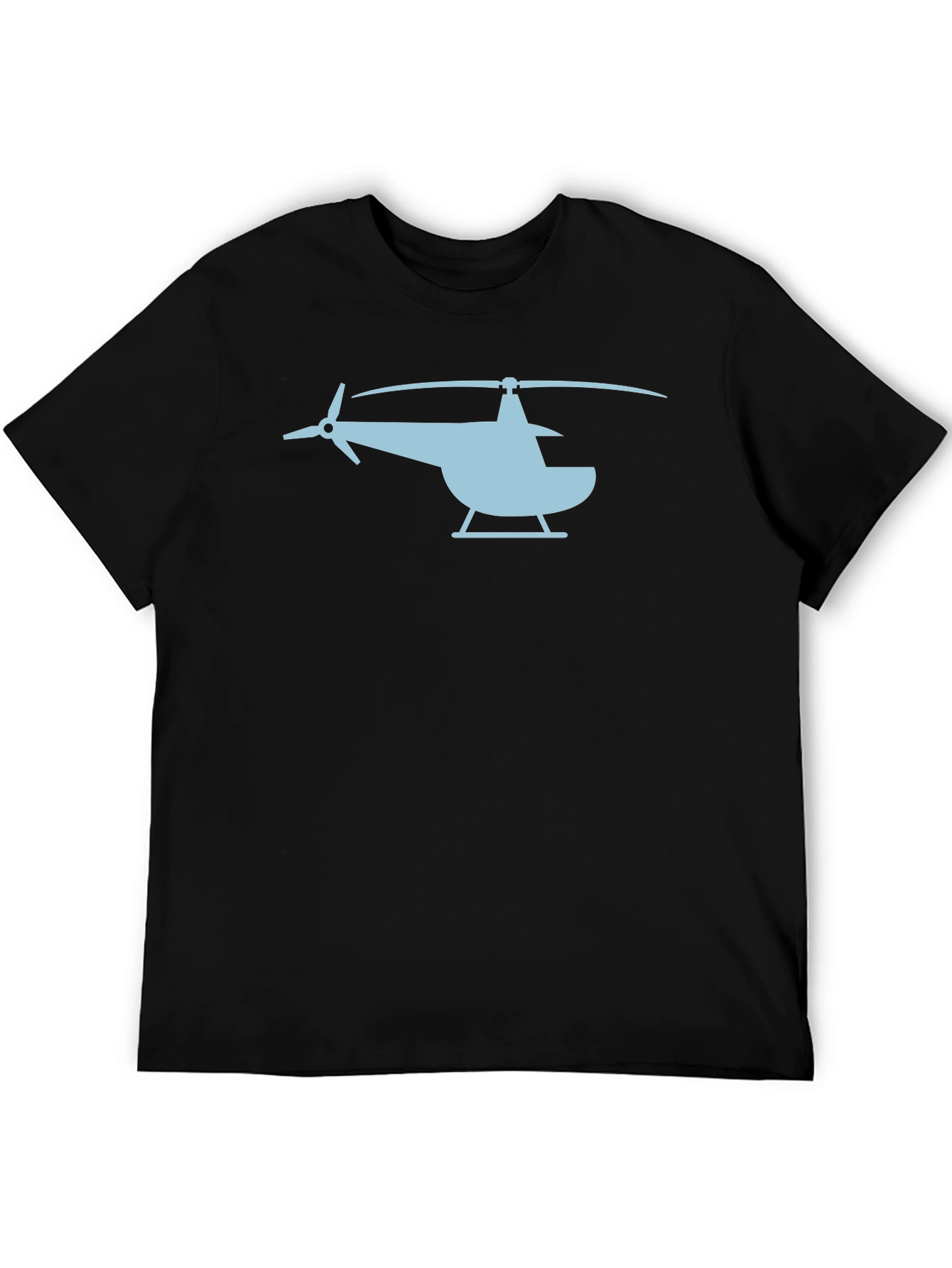 Helicopter Graphic Tee - Cool Aviation Shirt