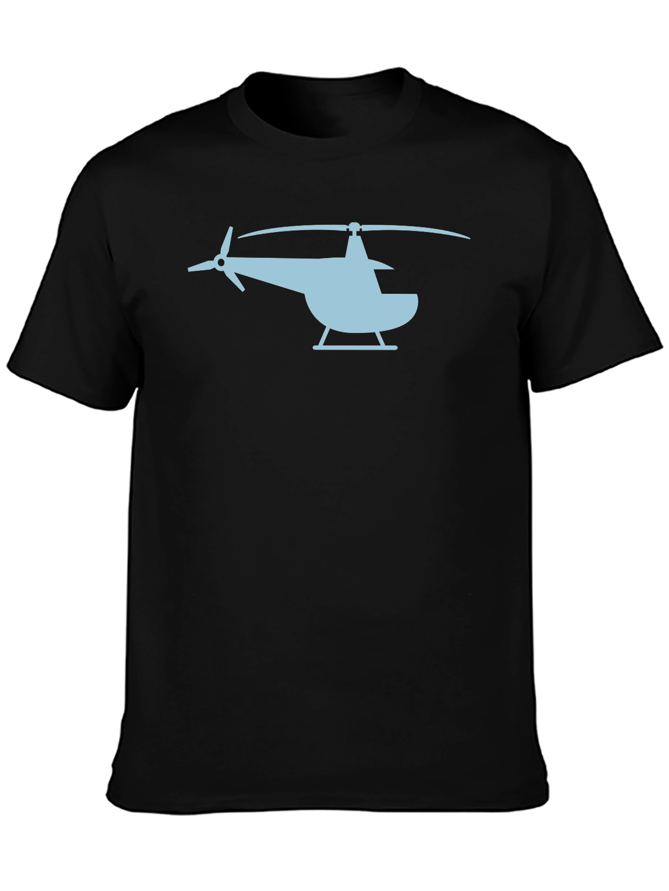 Helicopter Graphic Tee - Cool Aviation Shirt