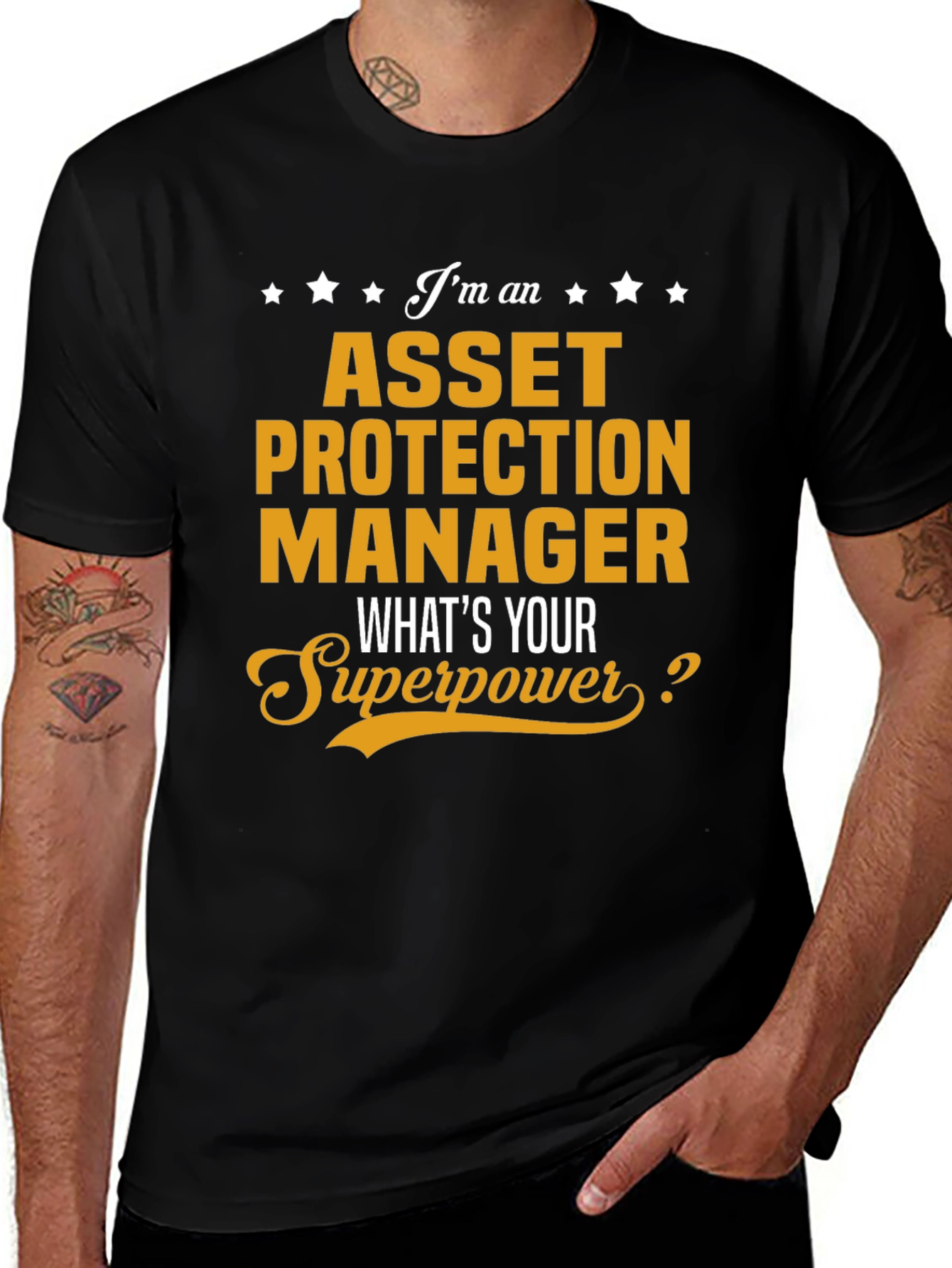 Asset Protection Manager Superpower Graphic T-Shirt