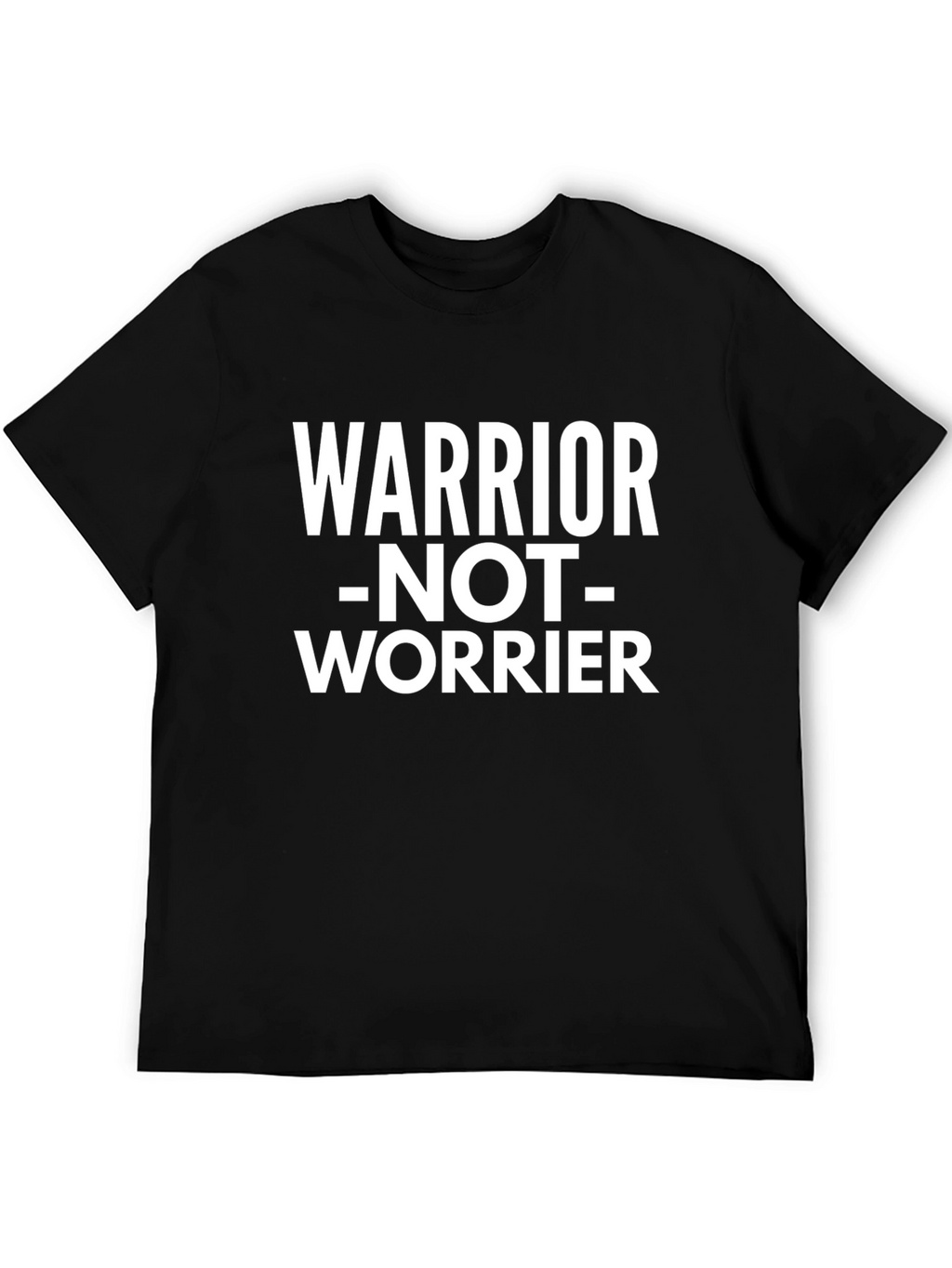 Warrior Not Worrier Graphic T-Shirt